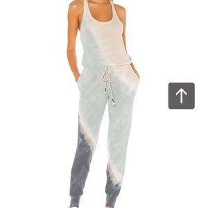 Young fabulous and broke tie dye jumpsuit